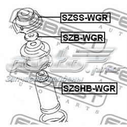 Pára-choque (grade de proteção) de amortecedor dianteiro para Suzuki Ignis (FH)