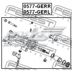 0577GERR Febest Суппорт тормозной задний правый
