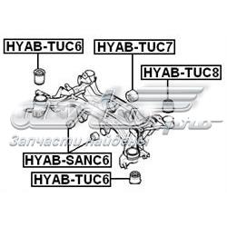Сайлентблок задней балки HYABTUC8 Febest