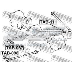 TAB098 Febest bloco silencioso do braço oscilante inferior traseiro longitudinal