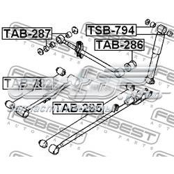 TAB287 Febest Сайлентблок задней поперечной тяги