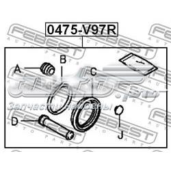 Ремкомплект суппорта 0475V97R Febest