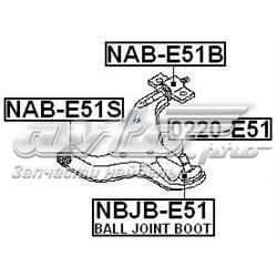 Нижняя шаровая опора Febest 0220E51