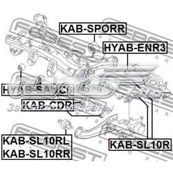 Suspensión, brazo oscilante, eje trasero, inferior KABSL10RR FEBEST