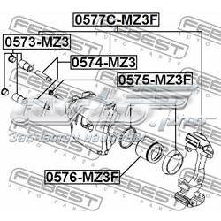 Купить 0574MZ3 Febest Направляющая суппорта заднего