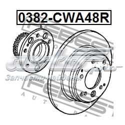 0382CWA48R Febest Ступица задняя