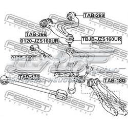 Bloco silencioso do braço oscilante superior traseiro para Lexus GS (S16)