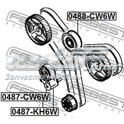 Ролик натягувача ременя ГРМ 0487CW6W FEBEST
