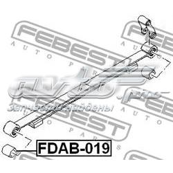 Передний сайлентблок задней рессоры Febest FDAB019