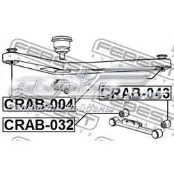 Купить CRAB004 Febest Сайлентблок верхнего рычага