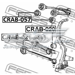 Сайлентблок переднего рычага CRAB020 Febest