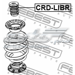 Буфер-отбойник амортизатора заднего Febest CRDLIBR цена, от 9.93 USD