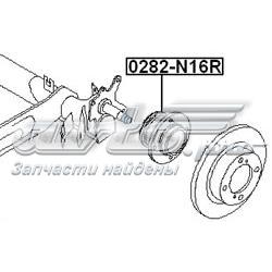 Купить 0282N16R Febest Задняя шпиндель