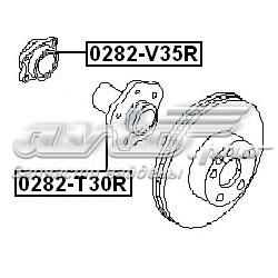 0282V35R Febest Подшипник ступицы задней