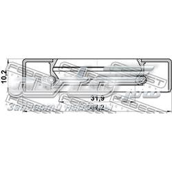 Сальник полуоси 95GDS34441010X Febest