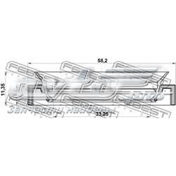 Правый сальник полуоси 95HAS35580811R Febest