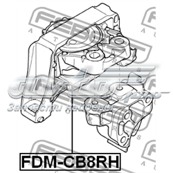 Опора двигателя Febest FDMCB8RH