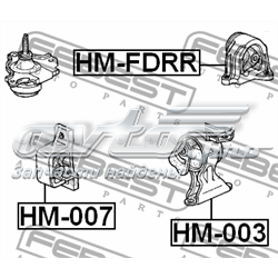 Задняя опора двигателя Febest HMFDRR цена, от 25.63 USD