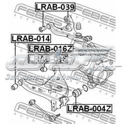 LRAB015 Febest Сайлентблок задней тяги