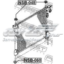 Подушка крепления радиатора верхняя Febest NSB048