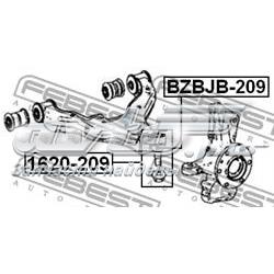 Пыльник опоры шаровой нижней Febest BZBJB209 цена, от 2.56 USD