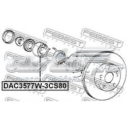 DAC3577W3CS80 Febest rolamento de cubo dianteiro