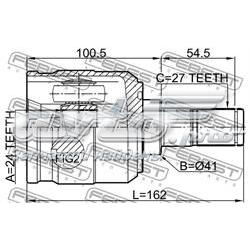 Внутренняя граната Febest 1211TUC20MT
