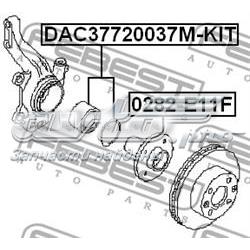 Комплект подшипника ступицы колеса Febest DAC37720037MKIT цена, от 31.54 USD