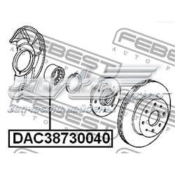 DAC38730040 Febest Подшипник ступицы передней
