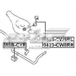 Стійка стабілізатора, заднього, ліва 0423CW8RL FEBEST