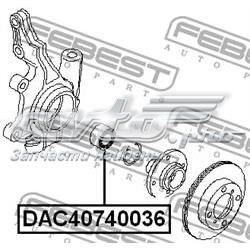 Купить DAC40740036 Febest Подшипник передней ступицы