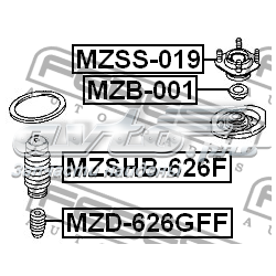 MZB001 Febest Подшипник верхней опоры