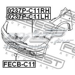 Левый кронштейн переднего бампера Febest 0237PC11LH