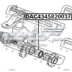 DAC4345820037 Febest Подшипник ступицы передней и задней