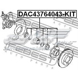 Ступичный подшипник передний Febest DAC43764043KIT