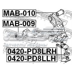 Нижняя правая шаровая опора 0420PD8LRH Febest
