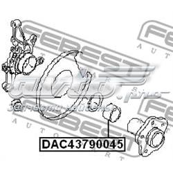 DAC43790045 Febest Подшипник ступицы задней