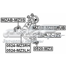 Сайлентблок передней подвески Febest MZABMZ3BRUB цена, от 26.63 USD