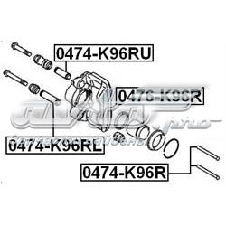 Поршень суппорта тормозного, заднего Febest 0476K96R цена, от 7.11 USD