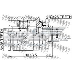 MD242560X Mazda Граната внутренняя передняя левая