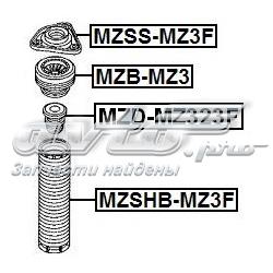 BR5G34111A Mazda Pára-choque (grade de proteção) de amortecedor dianteiro