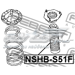 Отбойник амортизатора переднего Febest NSHBS51F