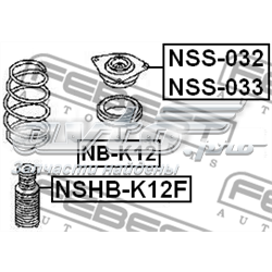 Опора амортизатора переднего левого NSS033 Febest
