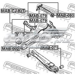 Сайлентблок заднього поперечного важеля MABCJKIT FEBEST