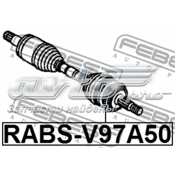 Кольцо антиблокировочной системы Febest RABSV97A50