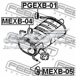 Coxim de fixação do silenciador Mitsubishi Galant 9 DJ, DM