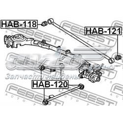 Купить HAB121 Febest Сайлентблок тяги поперечной (задней подвески)