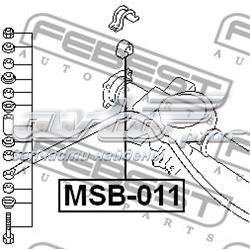 Soporte, estabilizador eje trasero MSB011 FEBEST