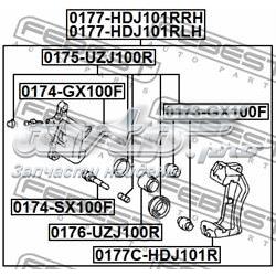 Kit de reparação de suporte do freio traseiro Toyota Land Cruiser J10