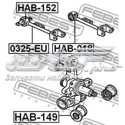 Сайлентблок цапфы задней HAB149 Febest